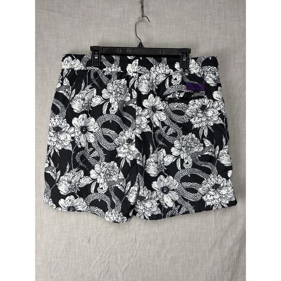 Maison Article Shoe Palace Men’s Size 2XL 6” Lined Shorts Black Printed Hybrid - Picture 4 of 7